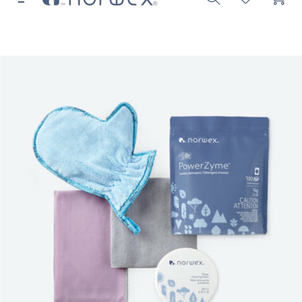 Safe Haven 5 set new enviro cloths, window cloth, dust mitt & laundry det.